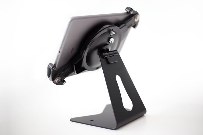 Verschließbare iPad-Halterung mit iPad