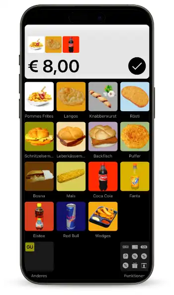 QuickBon Verkaufsansicht