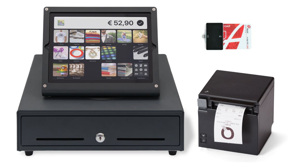 3 hauptkomponenten eines Kassensystems