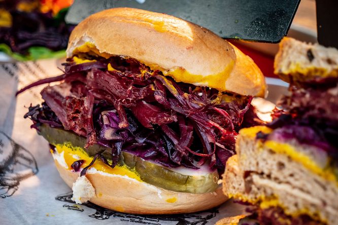 Streetfood Gericht Burger